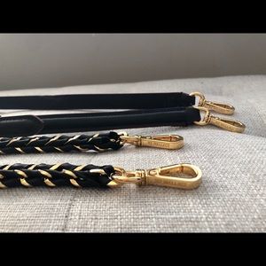 MZ Wallace bag straps- gold hardware